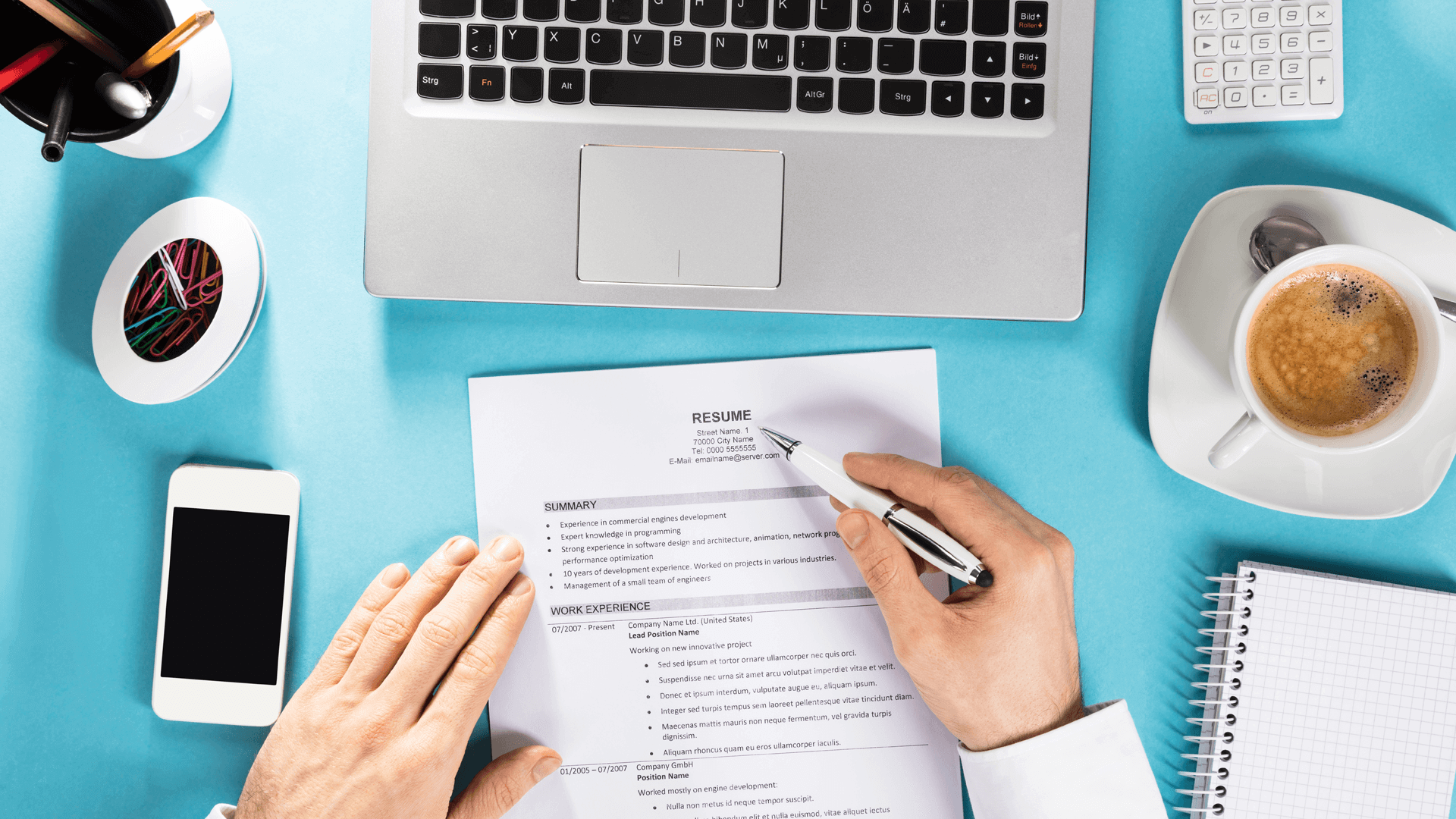 Basic tips for a CV to attract attention